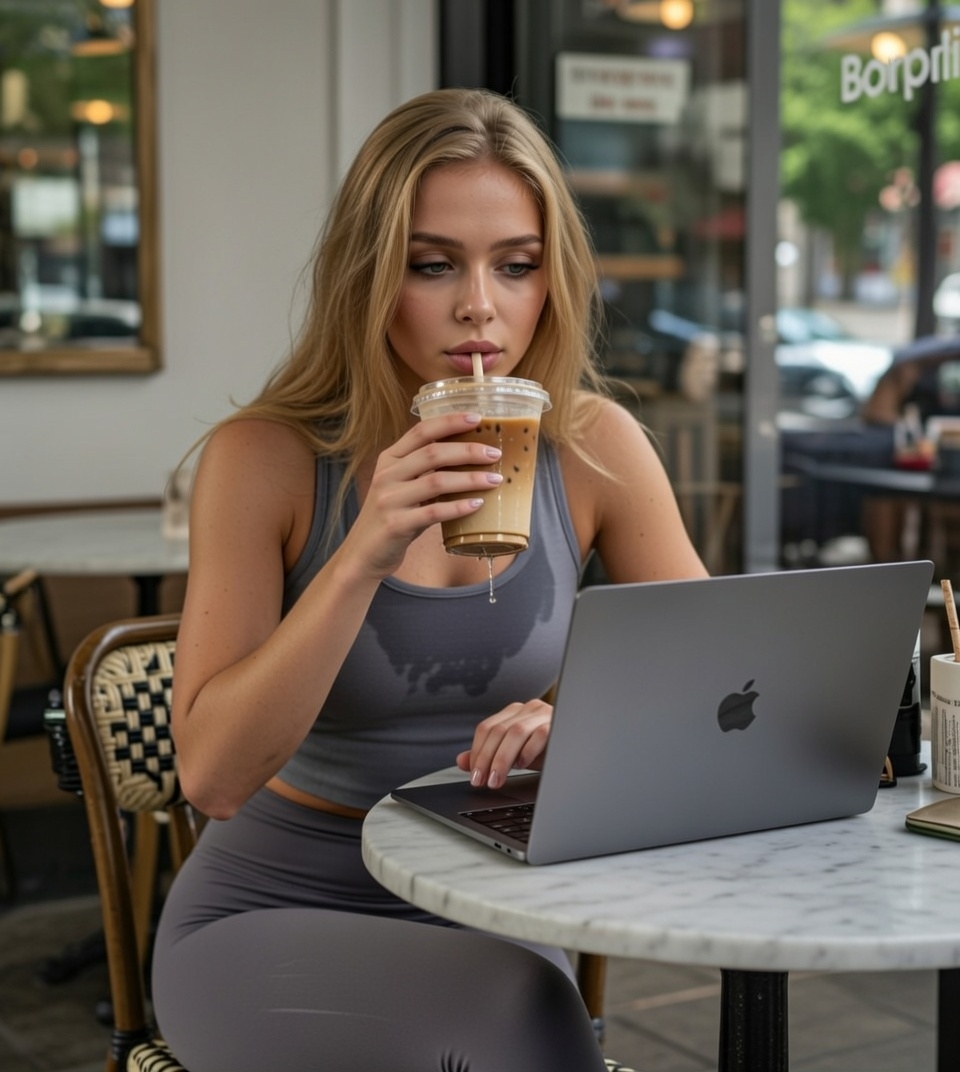 Post-gym Starbucks coffee